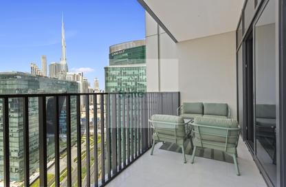 Apartment - 1 - 1 for rent in Ahad Residences - Business Bay - Dubai