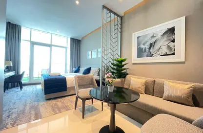 Apartment - Studio - 1 Bathroom for rent in Damac Maison Prive B - Damac Maison Prive - Business Bay - Dubai