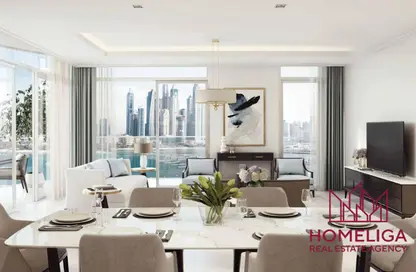 شقة - غرفة نوم - 1 حمام للبيع في برج Seapoint 2 - سي بوينت - إعمار بيتشفرونت - دبي هاربور - دبي