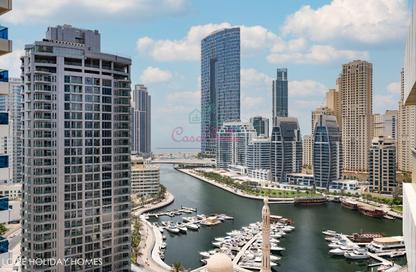 Apartment - 1 Bedroom - 2 Bathrooms for rent in Escan Tower - Dubai Marina - Dubai