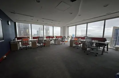 مكتب - استوديو - 6 حمامات للايجار في برج الصقر للأعمال - شارع الشيخ زايد - دبي
