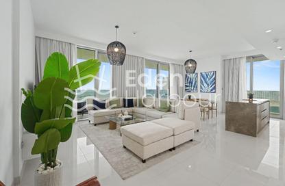 Apartment - 3 Bedrooms - 4 Bathrooms for rent in Beach Isle Tower 1 - Beach Isle - EMAAR Beachfront - Dubai Harbour - Dubai