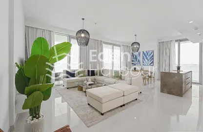 Apartment - 3 Bedrooms - 4 Bathrooms for rent in Beach Isle Tower 1 - Beach Isle - EMAAR Beachfront - Dubai Harbour - Dubai