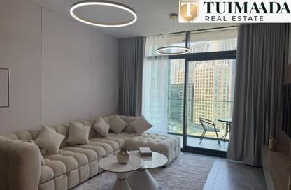 Apartment - 1 - 1 for rent in Peninsula Two - Peninsula - Business Bay - Dubai