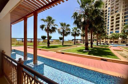 Apartment - 2 Bedrooms - 4 Bathrooms for rent in Marina Residences 1 - Marina Residences - Palm Jumeirah - Dubai