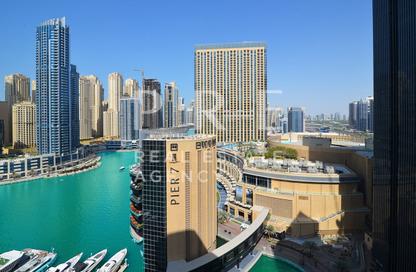 Apartment - 2 - 2 for rent in Silverene Tower A - Silverene - Dubai Marina - Dubai