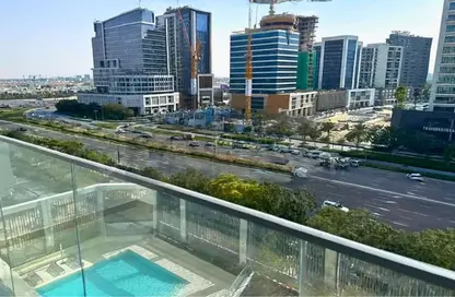 شقة - غرفة نوم - 2 حمامات للايجار في زا باراجون لآي جي او - الخليج التجاري - دبي
