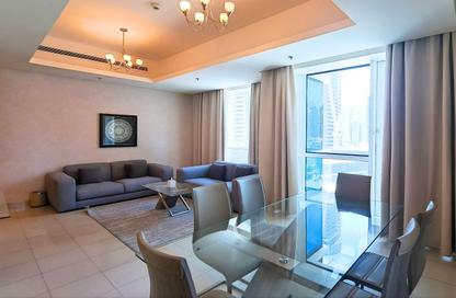 Apartment - 2 Bedrooms - 3 Bathrooms for rent in Barcelo Residences (Al Dar Tower) - Dubai Marina - Dubai