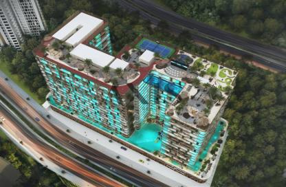 Apartment - 2 Bedrooms - 2 Bathrooms for sale in Peace Lagoons by Peace Homes - Dubai Land Residence Complex - Dubai