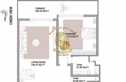 Apartment - 1 Bedroom - 2 Bathrooms for sale in Ajman Creek Towers - Al Rashidiya 1 - Al Rashidiya - Ajman Apartment - 1 Bedroom - 2 Bathrooms for sale in Ajman Creek Towers - Al Rashidiya 1 - Al Rashidiya - Ajman