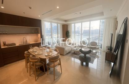 شقة - 3 - 4 للايجار في برج Palace Beach ريزيدنس 1 - بالاس بيتش ريزيدنس - إعمار بيتشفرونت - دبي هاربور - دبي