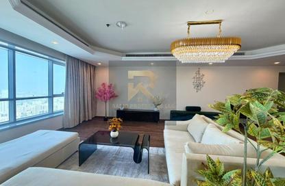 Apartment - 2 - 3 for rent in Corniche Tower - Ajman Corniche Road - Ajman