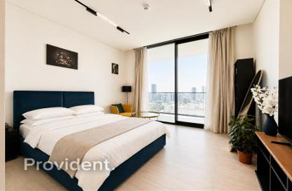 Apartment - Studio - 1 Bathroom for rent in Binghatti Azure - District 16 - Jumeirah Village Circle - Dubai