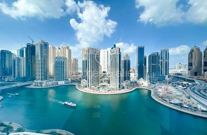 Apartment - 3 Bedrooms - 4 Bathrooms for rent in Time Place Tower - Dubai Marina - Dubai