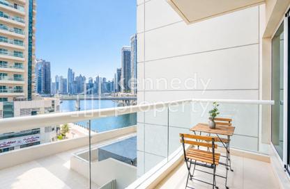 Apartment - 1 - 1 for rent in Mayfair Tower - Business Bay - Dubai