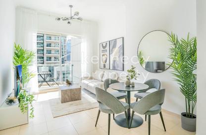 Apartment - 1 - 1 for rent in Mayfair Tower - Business Bay - Dubai