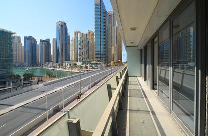 Apartment - 2 - 2 for rent in Silverene - Dubai Marina - Dubai