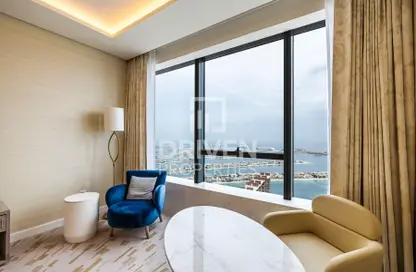 Apartment - Studio - 1 Bathroom for rent in The Palm Tower - Palm Jumeirah - Dubai