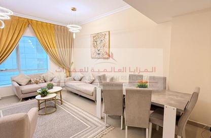 Apartment - 1 - 2 for rent in Riviera Tower - Al Khan Corniche - Al Khan - Sharjah