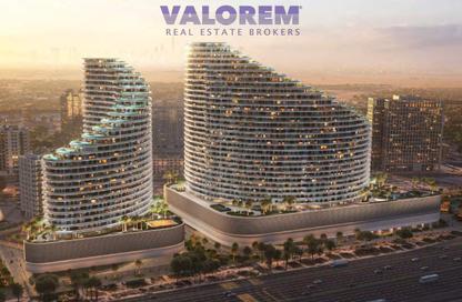 Apartment - 2 - 3 for sale in Binghatti Skyflame 2 - Binghatti Skyflame - Majan - Dubai