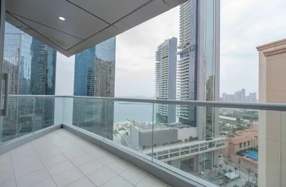 Apartment - 2 Bedrooms - 4 Bathrooms for rent in Al Fattan Marine Towers - Jumeirah Beach Residence - Dubai