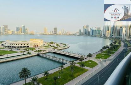 Apartment - 3 - 4 for rent in Al Dana Tower - Al Majaz 3 - Al Majaz - Sharjah