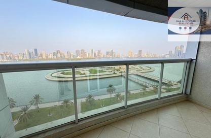 Apartment - 3 - 4 for rent in Al Dana Tower - Al Majaz 3 - Al Majaz - Sharjah