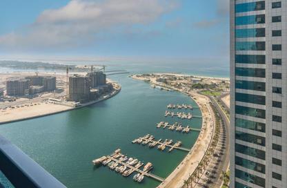 Apartment - 2 Bedrooms - 3 Bathrooms for rent in Beach Tower 1 - Al Khan Lagoon - Al Khan - Sharjah