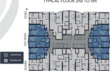 Apartment - 1 Bedroom - 2 Bathrooms for sale in Al Aamra Gardens - Al Amerah - Ajman