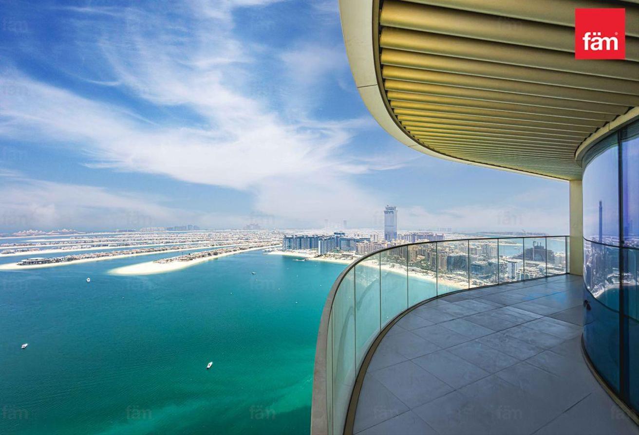 Very High Floor | Full Palm Views | Private Beach photo 19