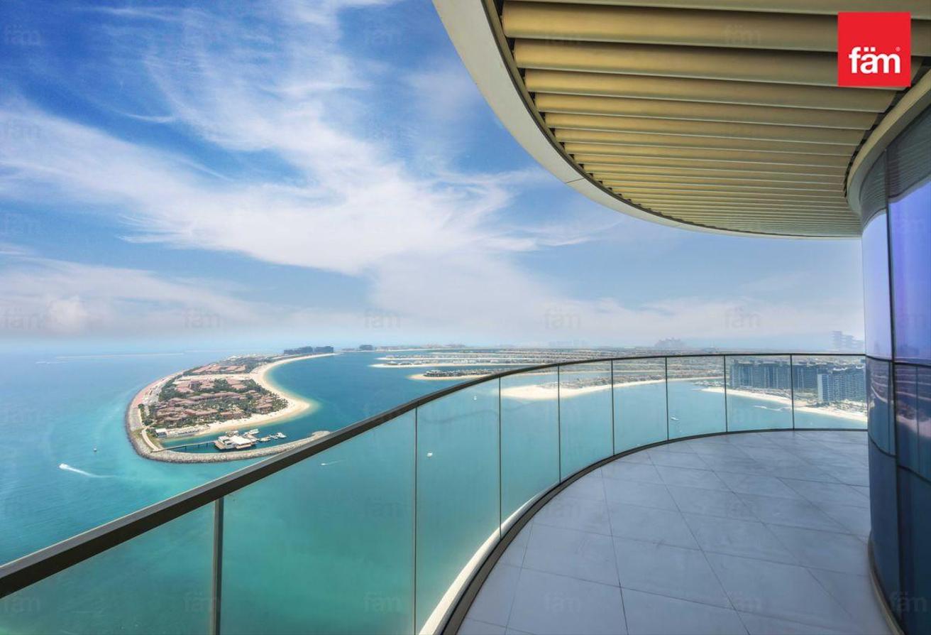 Very High Floor | Full Palm Views | Private Beach photo 16