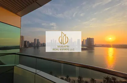 شقة - 2 غرف نوم - 4 حمامات للايجار في برج الفلاح - الخان - الشارقة