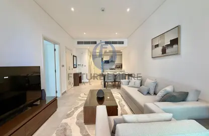 شقة - غرفة نوم - 2 حمامات للايجار في ذا فلاجشيب ثري - السطوة - دبي