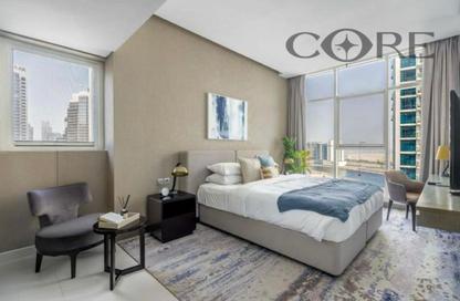 Apartment - Studio - 1 for rent in Damac Maison Prive A - Damac Maison Prive - Business Bay - Dubai