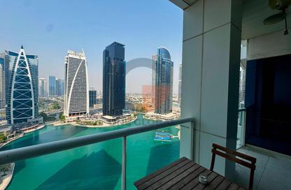 Apartment - Studio - 1 Bathroom for rent in Lake Terrace - JLT Cluster D - Jumeirah Lake Towers - Dubai