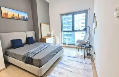 Apartment - Studio - 1 Bathroom for rent in Zumurud Tower - Dubai Marina - Dubai