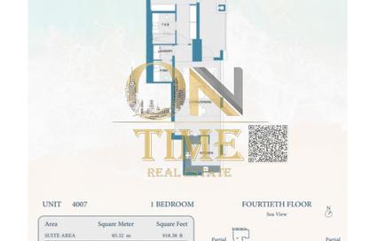 Apartment - 1 Bedroom - 2 Bathrooms for sale in Mawjan Tower - Ajman Corniche Road - Ajman