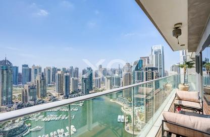 Apartment - 3 Bedrooms - 4 Bathrooms for sale in Damac Heights - Dubai Marina - Dubai