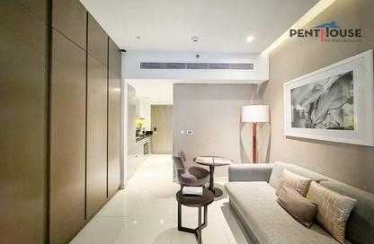 Apartment - Studio - 1 Bathroom for rent in Damac Maison Prive A - Damac Maison Prive - Business Bay - Dubai