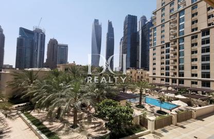 Apartment - 1 Bedroom - 2 Bathrooms for rent in Al Yass Tower - Dubai Marina Towers - Dubai Marina - Dubai