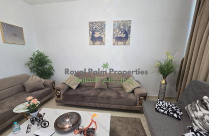 Apartment - 1 Bedroom - 2 Bathrooms for rent in Orient Tower 1 - Orient Towers - Al Bustan - Ajman