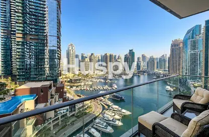 Apartment - 2 Bedrooms - 3 Bathrooms for sale in Damac Heights - Dubai Marina - Dubai