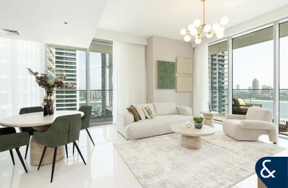 Apartment - 2 Bedrooms - 2 Bathrooms for rent in Beach Isle - EMAAR Beachfront - Dubai Harbour - Dubai