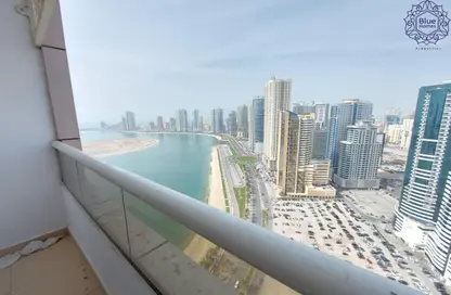 Apartment - 1 Bedroom - 2 Bathrooms for rent in Beach Tower 2 - Al Khan Lagoon - Al Khan - Sharjah