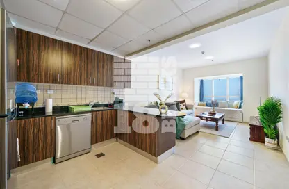 شقة - غرفة نوم - 2 حمامات للايجار في مساكن النخبة - دبي مارينا - دبي