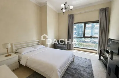 Apartment - 1 Bathroom for rent in Zumurud Tower - Dubai Marina - Dubai