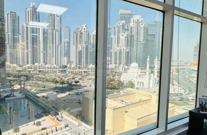 Business Centre - Studio - 2 Bathrooms for rent in Clover Bay Tower - Business Bay - Dubai