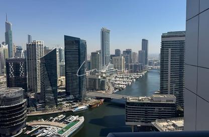 Apartment - 1 Bedroom - 2 Bathrooms for rent in Bay Central Tower Central - Bay Central - Dubai Marina - Dubai