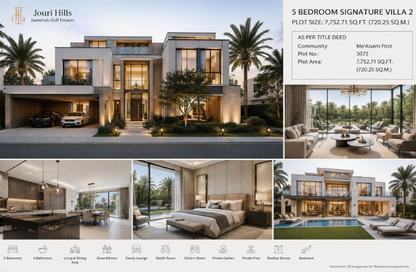 Villa - 5 - 6 for sale in Jouri Hills - Jumeirah Golf Estates - Dubai
