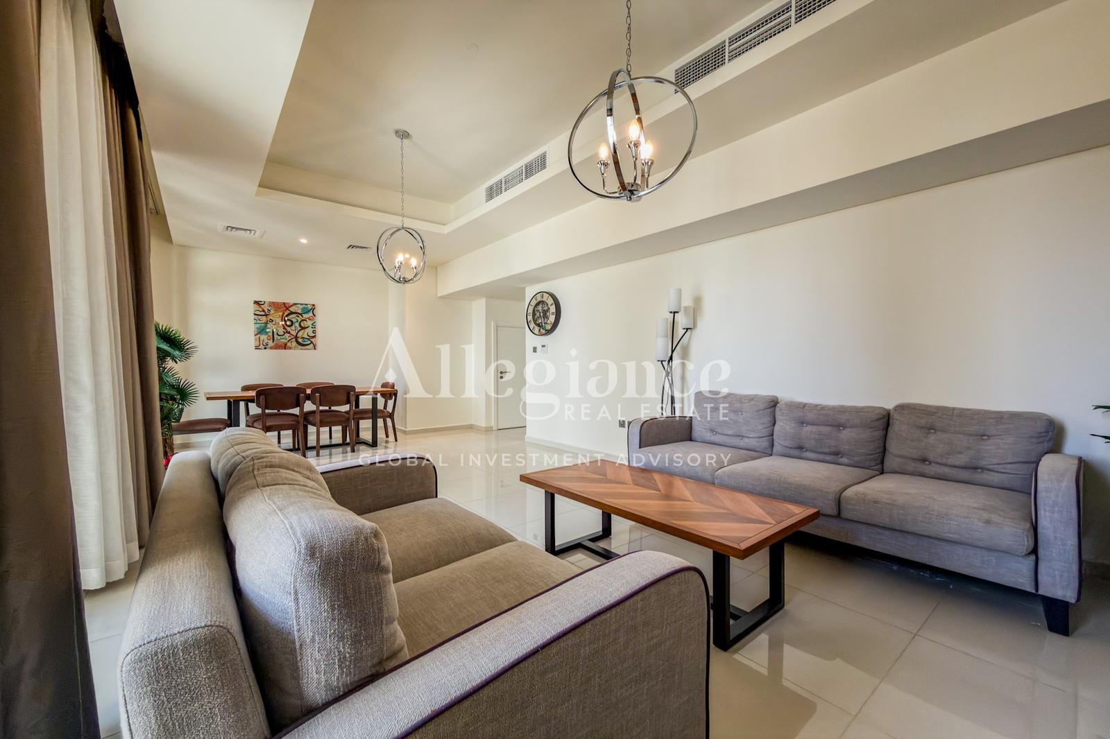 3BR + Maid | Spacious Layout | Vacant | Type R2-MB in Damac Hills 2